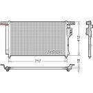 DENSO Kondensator, Klimaanlage DCN41008