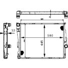 Kühler, Motorkühlung CR 455 000S