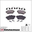 ZIMMERMANN Bremsbeläge 24578.165.2