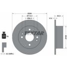 Bremsscheibe Honda T. Accord 98- 4 Öffnung 92138600