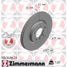 ZIMMERMANN Bremsscheibe 150.3486.20 Coat Z