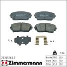 ZIMMERMANN Bremsbelagsatz, Scheibenbremse 25365.165.2