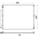 Kondensator, Klimaanlage BEHR AC 836 000S