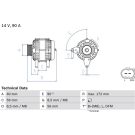 Lichtmaschine 0 986 047 250