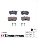 ZIMMERMANN Bremsbeläge 23353.150.1