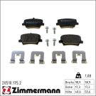ZIMMERMANN Bremsbeläge 20510.175.2