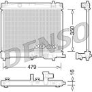 DENSO Klimaanlagenkühler DCN50046