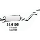 Mittelschalldämpfer 34.6105