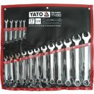 Maulringschlüsselsatz 8-32 17Stk. Polierte K÷Pfe YT-0363