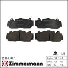 ZIMMERMANN Bremsbelagsatz, Scheibenbremse 25380.190.1