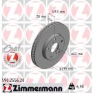 ZIMMERMANN Bremsscheibe 590.2556.20
