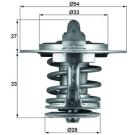 Thermostat, Kühlmittel BEHR TX 84 77