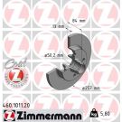 ZIMMERMANN Bremsscheibe 460.1011.20 Coat Z