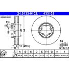 Bremsscheibe Ford P. Transit 2.0-2.2 Tdci 12 24.0133-0102.1