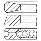 GOETZE ENGINE Kolbenringsatz 08-436700-00 Goetze Diamond Coated® LKZ-Ring®