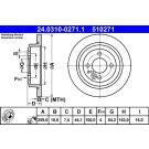 Bremsscheibe Mini T. One/Cooper 01-15 Power Disc PowerDisc 24.0310-0271.1