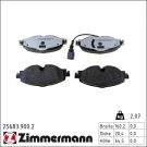 ZIMMERMANN Bremsbelagsatz, Scheibenbremse 25683.900.2