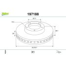 VALEO Bremsscheibe 197188