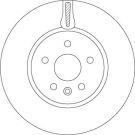 10 481 063 Bremsscheibe VA OPEL Astra K 15 DF6820