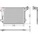DENSO Kondensator, Klimaanlage DCN32067