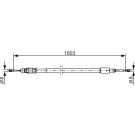 Handbremsseil CITROEN C3,DS3 1987482317