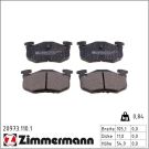 ZIMMERMANN Bremsbeläge 20973.110.1