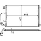KONDENSATOR, KLIMAANLAGE BEHR AC604001S
