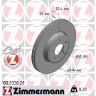 ZIMMERMANN Bremsscheibe 100.3330.20