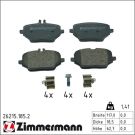 ZIMMERMANN Bremsbelagsatz, Scheibenbremse 26215.185.2