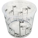 STC Farbmischbecher mit Skala 1.400 ml 10 Stk. Im Karton | 88140
