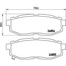 BREMBO Bremsklötze HA P 78 018