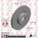 ZIMMERMANN Bremsscheibe 150.2906.32 FORMULA F
