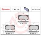 BREMBO Bremsklötze VA P 83 102