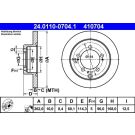 Bremsscheibe 24.0110-0704.1