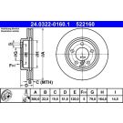 Bremsscheibe Bmw S. E46/Z3/Z4 98-07 Power Disc PowerDisc 24.0322-0160.1