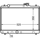 Kühler, Motorkühlung CR 743 000S