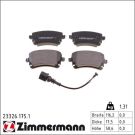 ZIMMERMANN Bremsbeläge 23326.175.1
