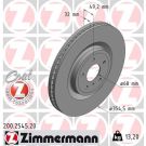 ZIMMERMANN Bremsscheibe 200.2545.20 Coat Z