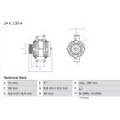 Lichtmaschine 0 986 043 900