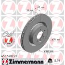 ZIMMERMANN Bremsscheibe 450.5202.20 Coat Z