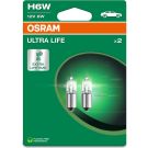 OSRAM H6W 12V 6W BAX9s ULTRA LIFE - 4 Jahre Garantie, 2 Stk