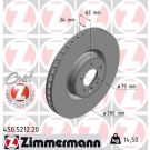 ZIMMERMANN Bremsscheibe 450.5212.20 Coat Z