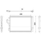 Kondensator, Klimaanlage BEHR Premium Line AC 43 000P