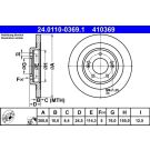 Bremsscheibe Hyundai T. I40 1.6-2.0 Gdi 11 24.0110-0369.1