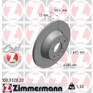 ZIMMERMANN Bremsscheibe 100.3328.20