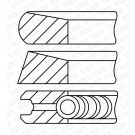 GOETZE ENGINE Kolbenringsatz 08-448600-00