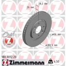 ZIMMERMANN Bremsscheibe 180.3012.20 Coat Z