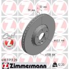 ZIMMERMANN Bremsscheibe 610.3717.20
