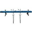 SW-Stahl Motorbrücke 750 - 1450 mm 2 Ketten 500Kg Tragkraft 20305L