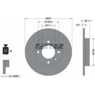 Bremsscheibe Citroen T. C3/Xsar 92111703